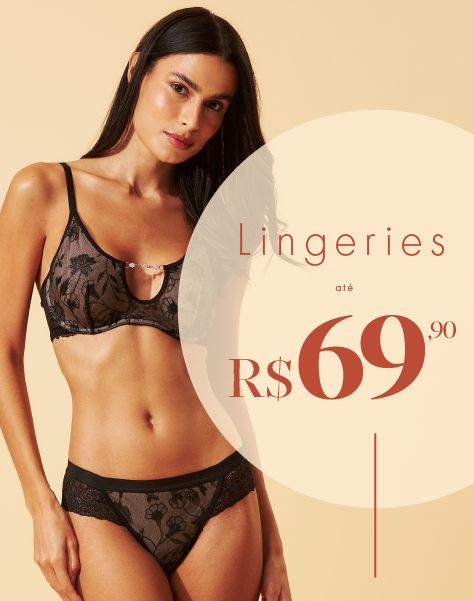 Lingeries com desconto